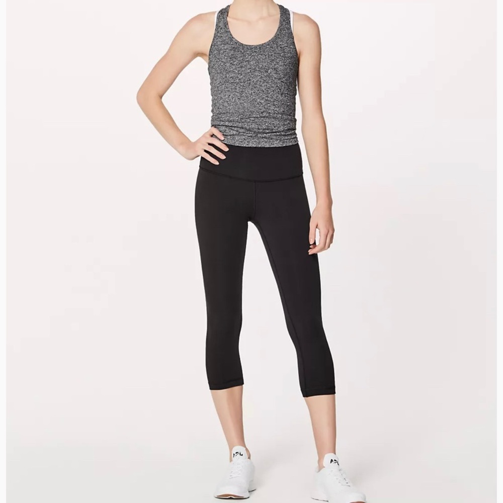 LULULEMON wonder under train cropped legging